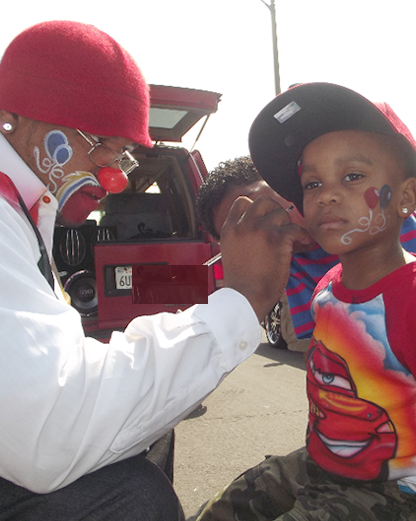 Homeboy The Clown Face Painting